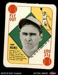 Tommy Holmes [Boston in Bio] Baseball Cards 1951 Topps Red Back Prices