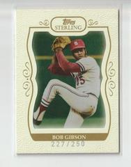Bob Gibson #59 Baseball Cards 2008 Topps Sterling Prices