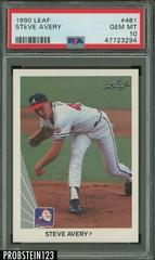 Steve Avery #481 Baseball Cards 1990 Leaf Prices