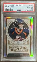Drew Lock #210 Football Cards 2019 Panini Chronicles Legacy Prices