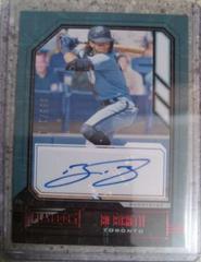 Bo Bichette [Red] Baseball Cards 2021 Panini Chronicles Playbook Autographs Prices