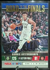 Giannis Antetokounmpo #72 Basketball Cards 2021 Panini Hoops Road to the Finals Prices