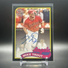 Mike Trout [Black] #89BA-MT Baseball Cards 2024 Topps 1989 Autograph Prices