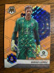 Diego Lopez [Orange Fluorescent] #164 Soccer Cards 2021 Panini Mosaic LaLiga Prices