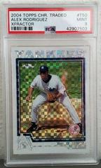 Alex Rodriguez [Xfractor] Baseball Cards 2004 Topps Chrome Traded Prices