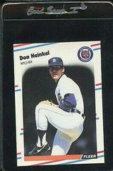 Don Heinkel Baseball Cards 1988 Fleer Update Glossy Prices
