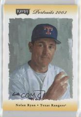 Nolan Ryan [Materials Combo Gold] Baseball Cards 2003 Playoff Portraits Prices
