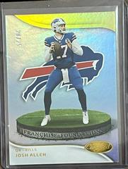 Josh Allen [Gold] #FF-15 Football Cards 2023 Panini Certified Franchise Foundations Prices