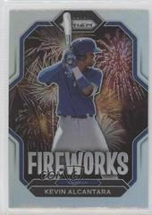Kevin Alcantara [Silver] Baseball Cards 2023 Panini Prizm Fireworks Prices