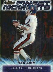 John Elway Football Cards 2000 Topps Finest Moments Prices