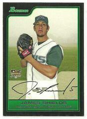 James Shields #BDP54 Baseball Cards 2006 Bowman Draft Picks Prices