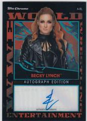 Becky Lynch [Black] #A-BL Wrestling Cards 2021 Topps Slam Attax Chrome WWE Autographs Prices