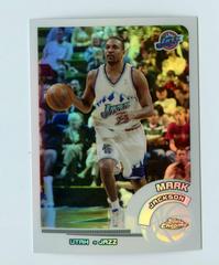 Mark Jackson White Refractor Basketball Cards 2002 Topps Chrome Prices