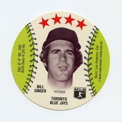 Bill Singer Baseball Cards 1977 Zip'Z Discs Prices