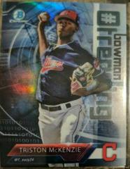 Triston McKenzie Baseball Cards 2018 Bowman Trending Prices
