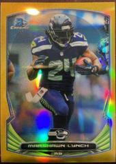 Marshawn Lynch [Gold Refractor] #39 Football Cards 2014 Bowman Chrome Prices