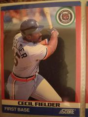 Cecil fielder #88 Baseball Cards 1991 Score Superstars Prices