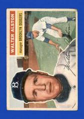 Walter Alston [White Back] #8 Baseball Cards 1956 Topps Prices