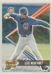 Luis Montanez Baseball Cards 2001 Bowman's Best Prices