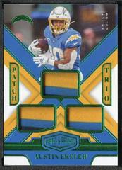 Austin Ekeler [Green] #PT-AE Football Cards 2023 Panini Plates and Patches Patch Trio Prices