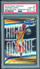 Stephen Curry [Premium Gold] Basketball Cards 2018 Panini Threads High Octane Prices