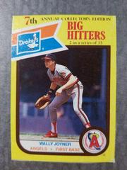 Wally Joyner [Hand Cut] #2 Baseball Cards 1987 Drake's Prices