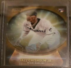 Jazz Chisholm Jr. [Gold Refractor] #CB-8 Baseball Cards 2021 Stadium Club Chrome Crystal Ball Prices