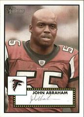 John Abraham #16 Football Cards 2006 Topps Heritage Prices
