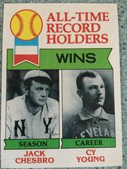 All Time Wins Ldrs. [J. Chesbro, C. Young] #416 Baseball Cards 1979 Topps Prices