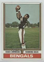 Essex Johnson Football Cards 1974 Topps Parker Brothers Prices