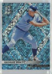 George Brett [Neon Blue] #77 Baseball Cards 2018 Panini Chronicles Spectra Prices