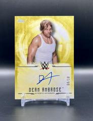 Dean Ambrose [Gold] Wrestling Cards 2017 Topps WWE Undisputed Autographs Prices