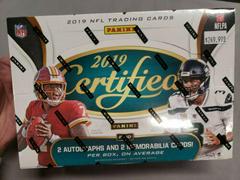 Hobby Box Football Cards 2019 Panini Certified Prices