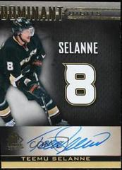 Teemu Selanne [Gold Autograph] Hockey Cards 2020 SP Signature Edition Legends Dominant Digits Prices