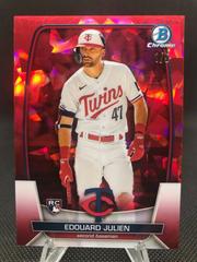 Edouard Julien [Red] Baseball Cards 2023 Bowman Chrome Prices