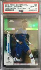 Tammy Abraham [Green Bubbles Refractor] #23 Soccer Cards 2019 Topps Chrome UEFA Champions League Prices