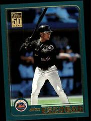 Alex Escobar #T164 Baseball Cards 2001 Topps Traded Prices