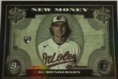 Gunnar Henderson #NM-1 Baseball Cards 2023 Bowman Platinum New Money Prices