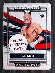 Triple H Wrestling Cards 2022 Panini Impeccable WWE Stainless Stars Prices