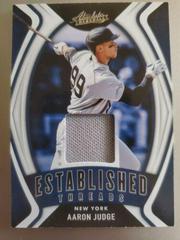 Aaron Judge #ET-AJ Baseball Cards 2022 Panini Absolute Established Threads Prices