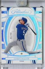Corey Seager #17 Baseball Cards 2022 Panini Flawless Prices