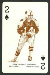Eddie LeBaron [2 of Spades] Football Cards 1963 Stancraft Playing Cards Prices