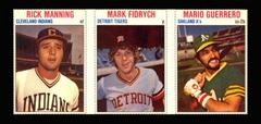 Mario Guerrero, Mark Fidrych, Rick Manning [Hand Cut Panel] Baseball Cards 1979 Hostess Prices