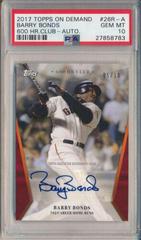 Barry Bonds [Autograph Red] #26R-A Baseball Cards 2017 Topps on Demand 600 Home Run Club Prices