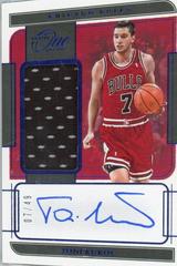 Toni Kukoc [Blue] Basketball Cards 2021 Panini One and One Jersey Autographs Prices