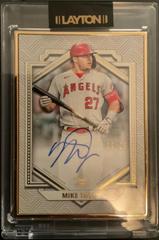 Mike Trout #DCFA-MT Baseball Cards 2022 Topps Definitive Framed Autograph Collection Prices