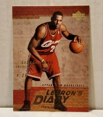 LeBron James LeBron's Diary #LJ13 Basketball Cards 2003 Upper Deck Lebron's Diary Prices