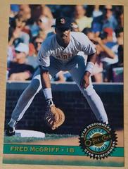 Fred McGriff #2 Baseball Cards 1993 O Pee Chee Premier Star Performers Prices