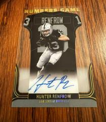 Hunter Renfrow #NG-HRE Football Cards 2023 Panini Donruss Numbers Game Autographs Prices