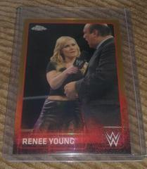 Renee Young [Gold] Wrestling Cards 2015 Topps Chrome WWE Prices